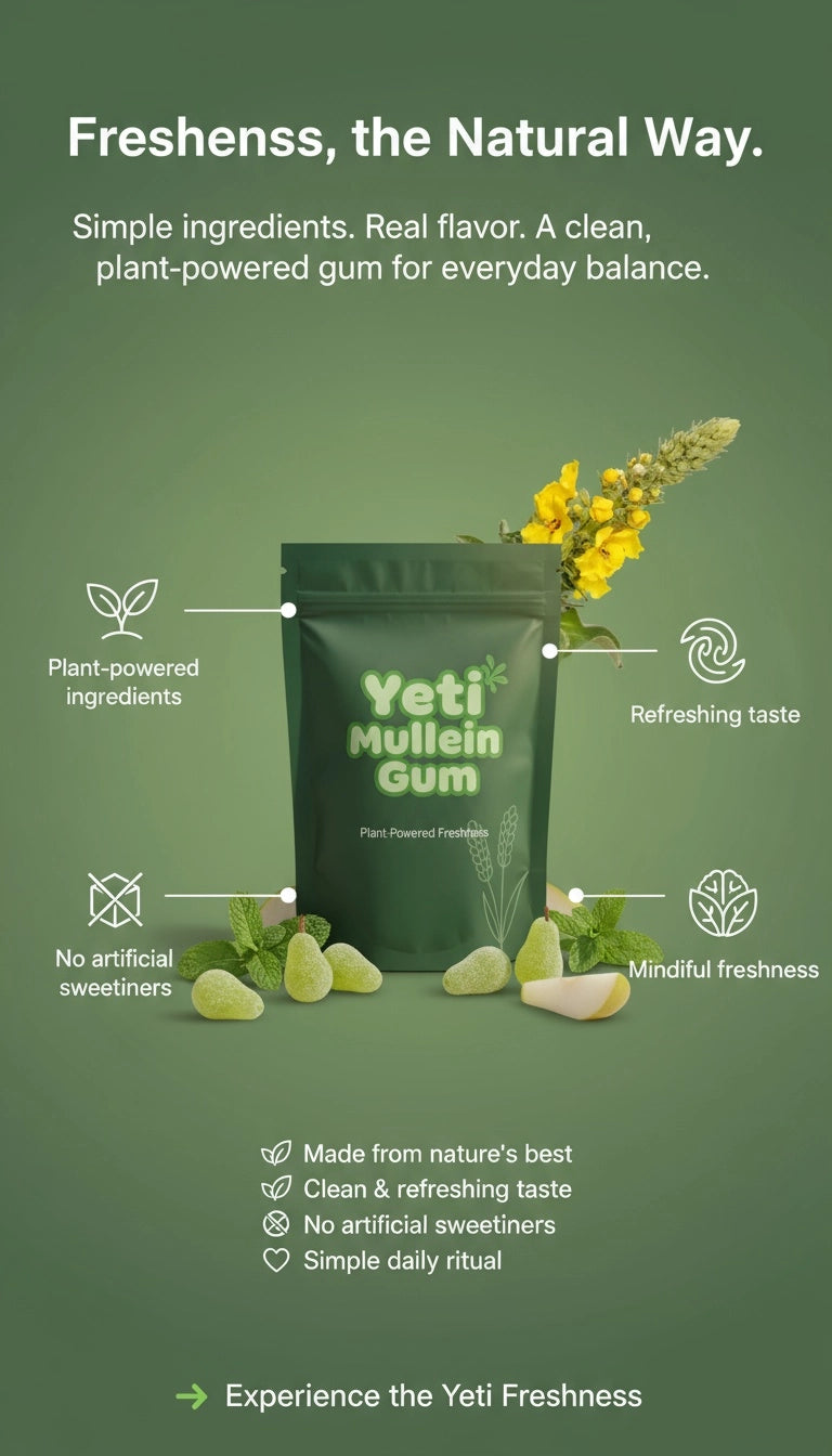 “Yeti Mullein Pear Gummies