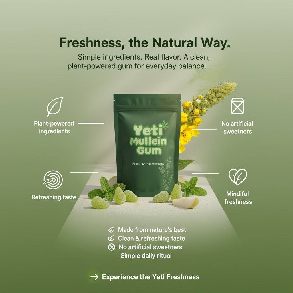 “Yeti Mullein Pear Gummies